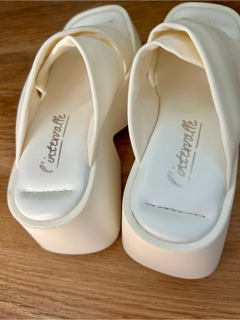 🤍 L’Intervalle Platform Slide Sandals - Picture 2 of 8